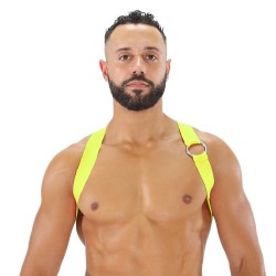 Harness of the brand TOF PARIS - Party Boy Elastic Harness Tof Paris - Neon Yellow - Ref : H0018JF