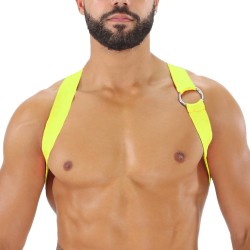 Geschirr der Marke TOF PARIS - Party Boy Elastic Harness Tof Paris - Neon Gelb - Ref : H0018JF