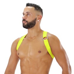 Harness of the brand TOF PARIS - Party Boy Elastic Harness Tof Paris - Neon Yellow - Ref : H0018JF