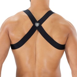 Imbracatura del marchio TOF PARIS - Imbracatura Elastic Party Boy Tof Paris - Nero - Ref : H0018N