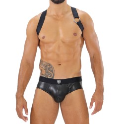 Imbracatura del marchio TOF PARIS - Imbracatura Elastic Party Boy Tof Paris - Nero - Ref : H0018N