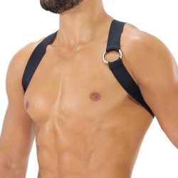 Imbracatura del marchio TOF PARIS - Imbracatura Elastic Party Boy Tof Paris - Nero - Ref : H0018N