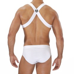 Imbracatura del marchio TOF PARIS - Imbracatura Elastic Party Boy Tof Paris - Bianco - Ref : H0018B