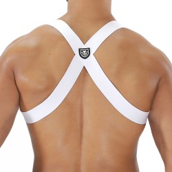 Imbracatura del marchio TOF PARIS - Imbracatura Elastic Party Boy Tof Paris - Bianco - Ref : H0018B