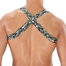 Imbracatura del marchio TOF PARIS - Imbracatura Elastic Party Boy Tof Paris - Camo Cachi - Ref : H0018CK