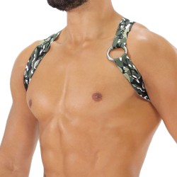 Imbracatura del marchio TOF PARIS - Imbracatura Elastic Party Boy Tof Paris - Camo Cachi - Ref : H0018CK