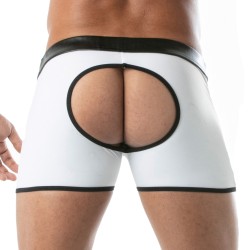 Kurze der Marke TOF PARIS - Bad boys Rückenfreie Shorts mit Reißverschluss Tof Paris - Weiß - Ref : TOF255B