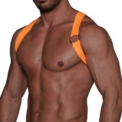 Harnais de la marque TOF PARIS - Harnais Elastique Party Boy Tof Paris - Orange fluo - Ref : H0018OF