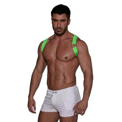 Harnais de la marque TOF PARIS - Harnais Elastique Party Boy Tof Paris - Vert fluo - Ref : H0018VF