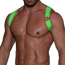 Harnais de la marque TOF PARIS - Harnais Elastique Party Boy Tof Paris - Vert fluo - Ref : H0018VF