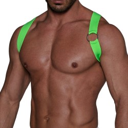 Imbracatura del marchio TOF PARIS - Imbracatura Elastic Party Boy Tof Paris - Verde fluo - Ref : H0018VF