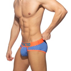 Brief of the brand ADDICTED - Slip swimderwear Blue Dots - Ref : AD1148 C32