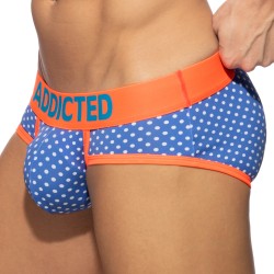 Slip del marchio ADDICTED - Slip swimderwear Blue Dots - Ref : AD1148 C32