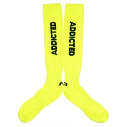 Calzini del marchio ADDICTED - Calze lunghe neon - giallo - Ref : AD1155 C31