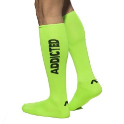 Calcetines de la marca ADDICTED - Chaussettes longues néon - green - Ref : AD1155 C33