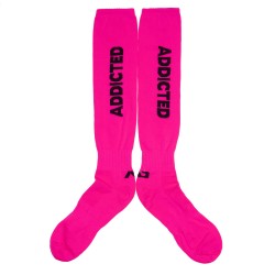 Chaussettes & socquettes de la marque ADDICTED - Chaussettes longues néon - rose - Ref : AD1155 C34