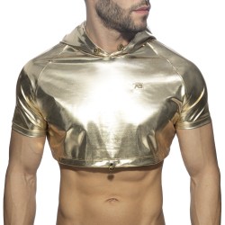 Top of the brand ADDICTED - Croptop gold & silver - gold - Ref : AD1170 C20