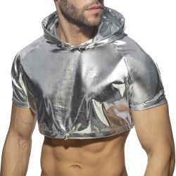 Hohe der Marke ADDICTED - Croptop Gold & Silber - silber - Ref : AD1170 C21