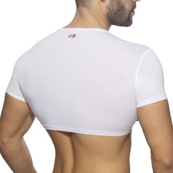 Kurze Ärmel der Marke ADDICTED - Croptop AD rainbow - Ref : AD1172 C01