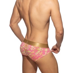 Slip, Tanga de la marque ADDICTED - Slip Versailles - rose - Ref : AD1044 C05