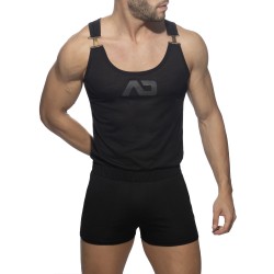 Body of the brand ADDICTED - Flame AD overalls - black - Ref : AD1107 C10