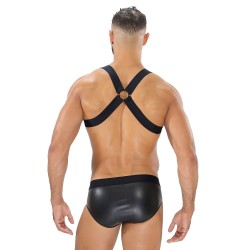 Harness of the brand TOF PARIS - Fetish Elastic Harness TOf paris - Black - Ref : H0017N