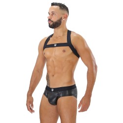 Harness of the brand TOF PARIS - Fetish Elastic Harness TOf paris - Black - Ref : H0017N