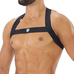 Geschirr der Marke TOF PARIS - Fetish Elastic Harness TOf paris - Schwarz - Ref : H0017N