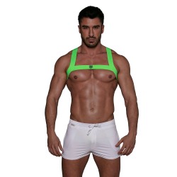 Harnais de la marque TOF PARIS - Harnais Elastique Fetish TOf paris - Vert Fluo - Ref : H0017VF