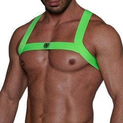 Imbracatura del marchio TOF PARIS - Imbracatura Elastic Fetish TOf paris - Verde Fluo - Ref : H0017VF