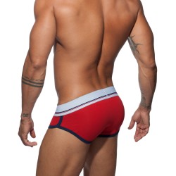 Slip de la marca ADDICTED - Calzoncillos de curva rojo - Ref : AD727 C06