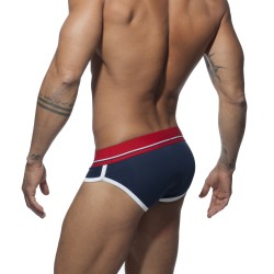 Slip, Tanga de la marque ADDICTED - Slip Curve marine - Ref : AD727 C09