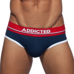 Brief of the brand ADDICTED - Navy curve briefs - Ref : AD727 C09