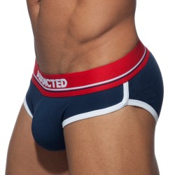 Slip der Marke ADDICTED - Blau Kurvenbriefe - Ref : AD727 C09