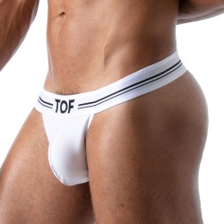 Thong of the brand TOF PARIS - French Thong Tof Paris - White - Ref : TOF164B