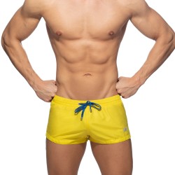 Short de bain de la marque ADDICTED - Mini Short de bain Basic - jaune - Ref : ADS111 C03