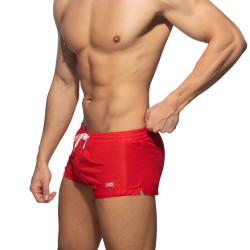 Short de bain de la marque ADDICTED - Mini Short de bain Basic - rouge - Ref : ADS111 C06