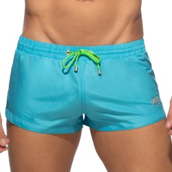 Badehosen der Marke ADDICTED - Mini-Bad Shorts Grund - türkisfarbene - Ref : ADS111 C08