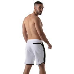 Sportswear der Marke TOF PARIS - Gym Lange Shorts Tof Paris - Weiß - Ref : TOF146B