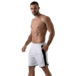 Sportswear der Marke TOF PARIS - Gym Lange Shorts Tof Paris - Weiß - Ref : TOF146B