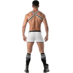 Aprovechar de la marca TOF PARIS - Arnés Bulldog Neoprene Tof Paris - Blanco - Ref : TOF256B