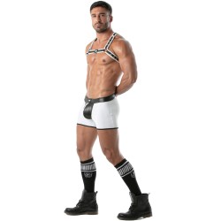 Geschirr der Marke TOF PARIS - Bulldog Neoprene Harness Tof Paris - Weiß - Ref : TOF256B