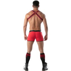 Aprovechar de la marca TOF PARIS - Arnés Bulldog Neoprene Tof Paris - Rojo - Ref : TOF256R