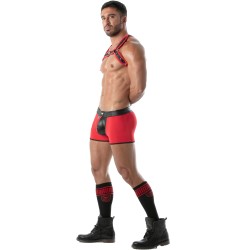 Harness of the brand TOF PARIS - Bulldog Neoprene Harness Tof Paris - Red - Ref : TOF256R