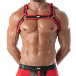 Aprovechar de la marca TOF PARIS - Arnés Bulldog Neoprene Tof Paris - Rojo - Ref : TOF256R