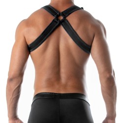 Harness of the brand TOF PARIS - Bulldog Neoprene Harness Tof Paris - Black - Ref : TOF256N