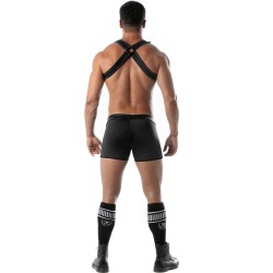 Harness of the brand TOF PARIS - Bulldog Neoprene Harness Tof Paris - Black - Ref : TOF256N