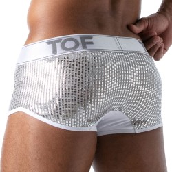 Boxer, shorty de la marque TOF PARIS - Boxer Star Tof Paris - Argent - Ref : TOF171A