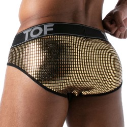 Slip der Marke TOF PARIS - Slip Star Tof Paris - Gold - Ref : TOF172O