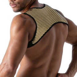 Geschirr der Marke TOF PARIS - Harness mit Tasche Star Tof Paris - Gold - Ref : TOF176O